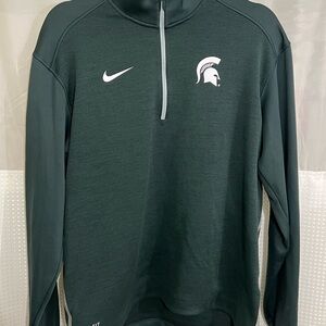 Nike Dri-FIT Dark Green Zip-Up Jacket